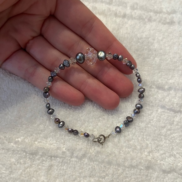 Handmade Swarovski crystal bracelet - Picture 3 of 6